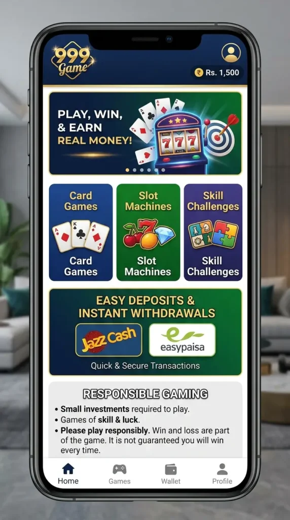 view of 999 Game